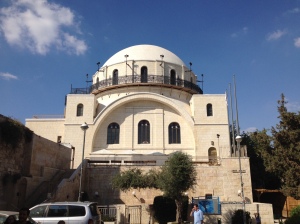 The rebuilt Hurva Synagogue!