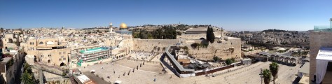 The Kotel, viewed from the top of Aish Synagogue