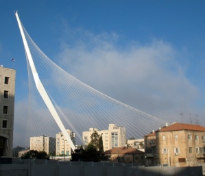 The Bridge of Strings in Jerusalem (Photo courtesy Wikpedia)